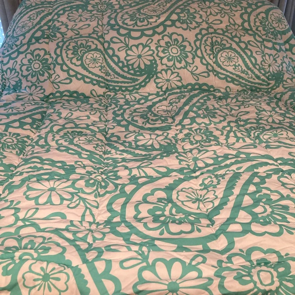 GUC Pottery Barn Teen Reversible Full Comforter/2 Shams
